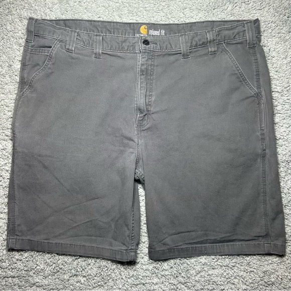 Carhartt Shorts Mens 44 Rugged Flex Relxed Fit Work Short Stretch Pockets Belt - Picture 1 of 5